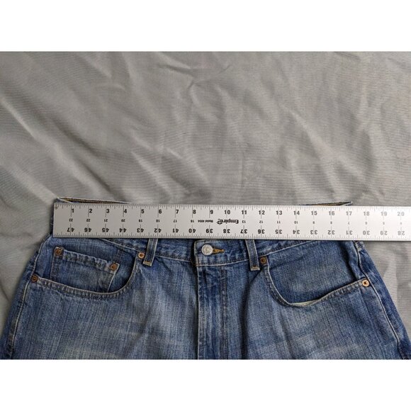 Vintage Levis 569 Jeans Loose Straight 100% Cotton Light Wash Mens Size 34X29 - Picture 11 of 14